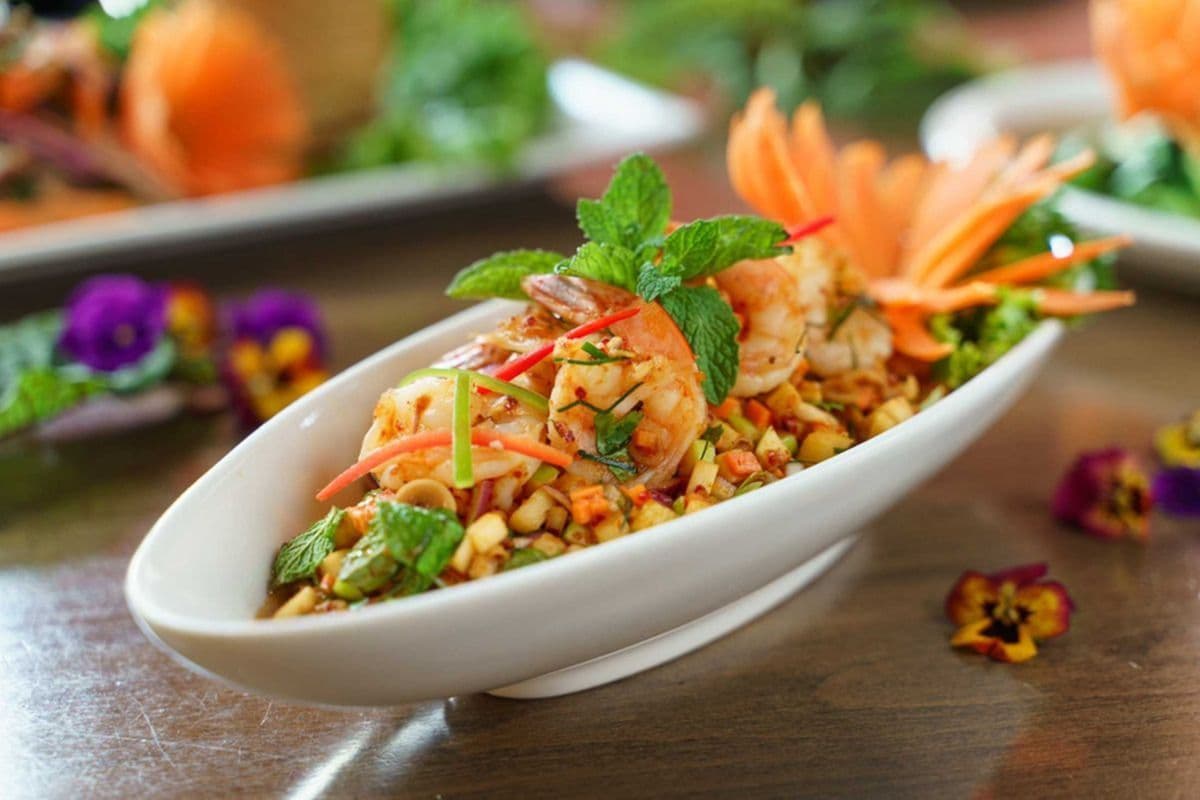 Herbal Prawn Salad - Pla Goong