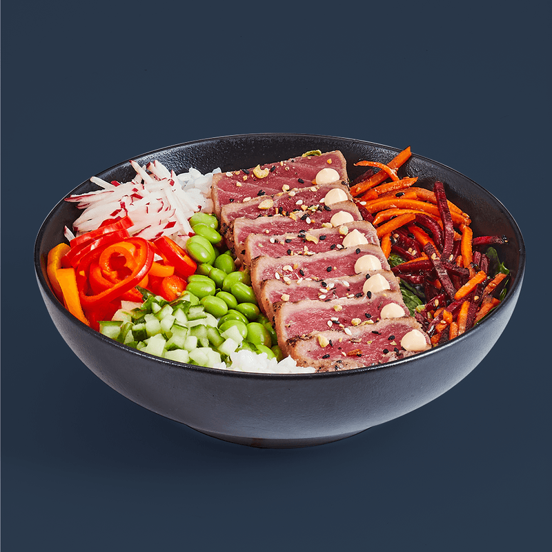 Bol poké Tataki de thon / Tuna Tataki Poke Bowl