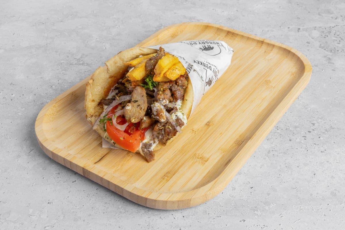 Traditional Pork Gyro Pita