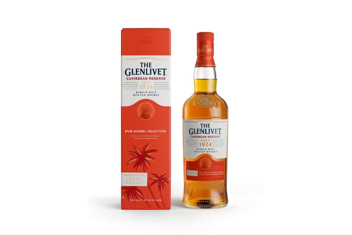 THE GLENLIVET CARIBBEAN RESERVE (750ML) (1 x 750ML)