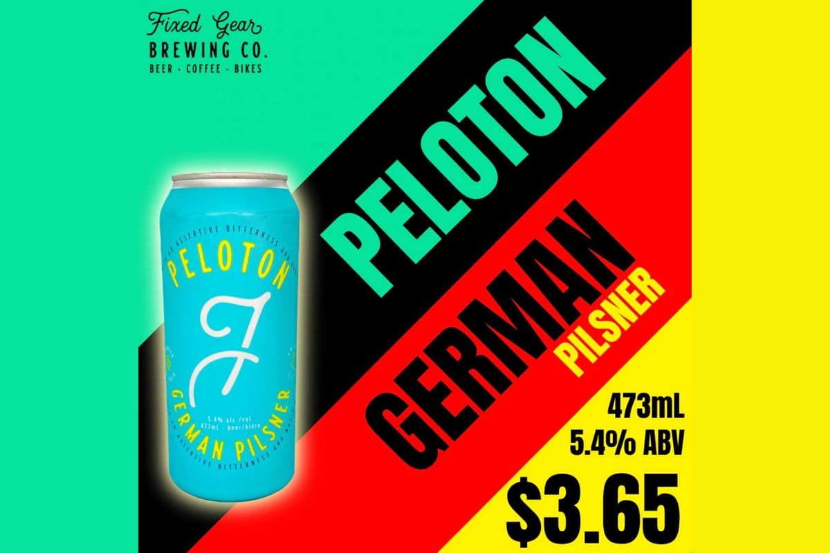Peloton German Pilsner (16oz Canned Beer) (1 x 473 mL)