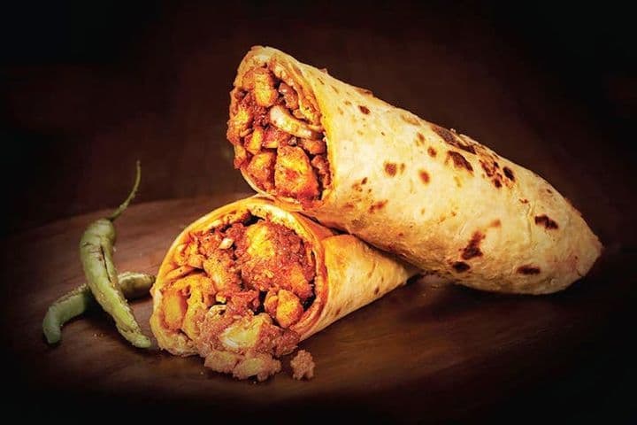 Soya Chaap Wrap