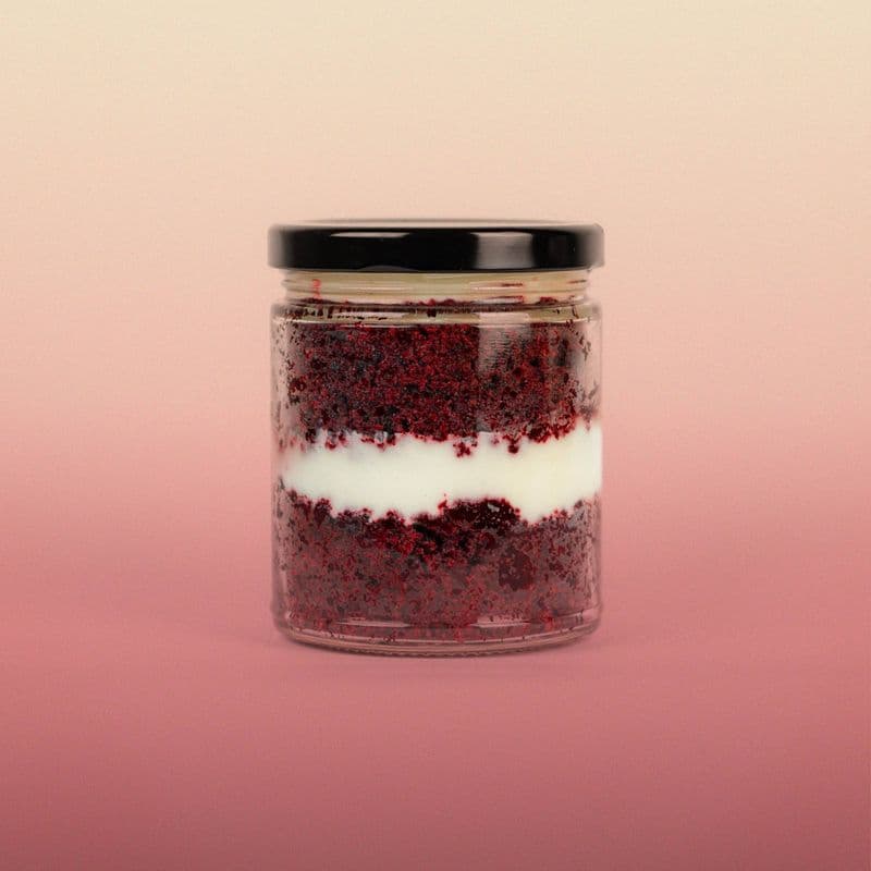 Red Velvet Cake Jar