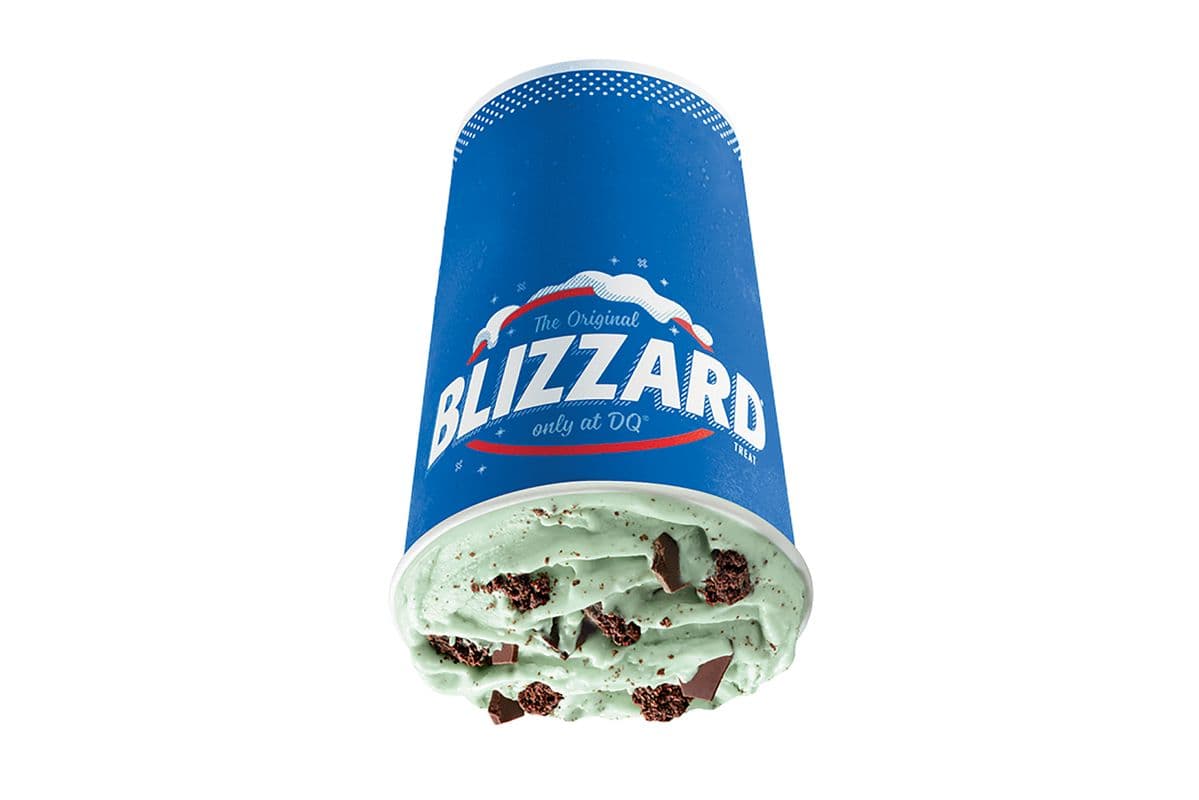 Mint Brownie Blizzard® Treat