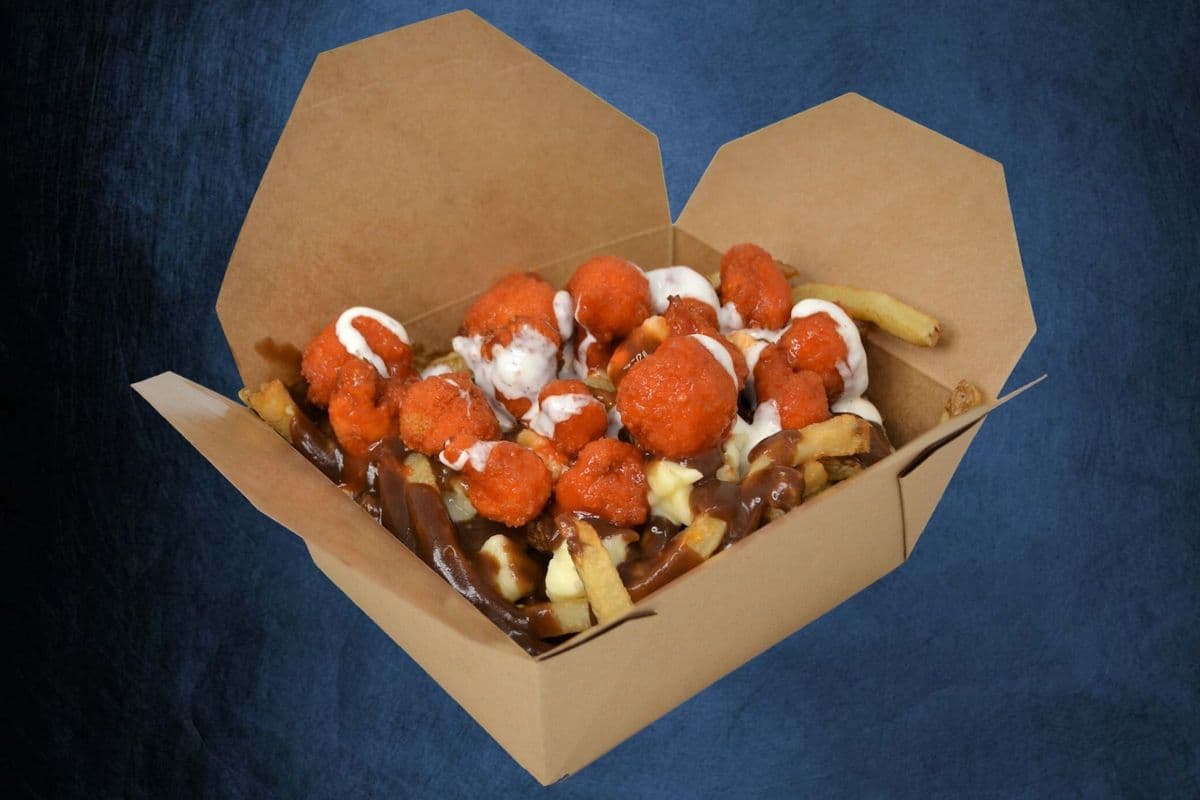Buffalo Cauliflower Poutine