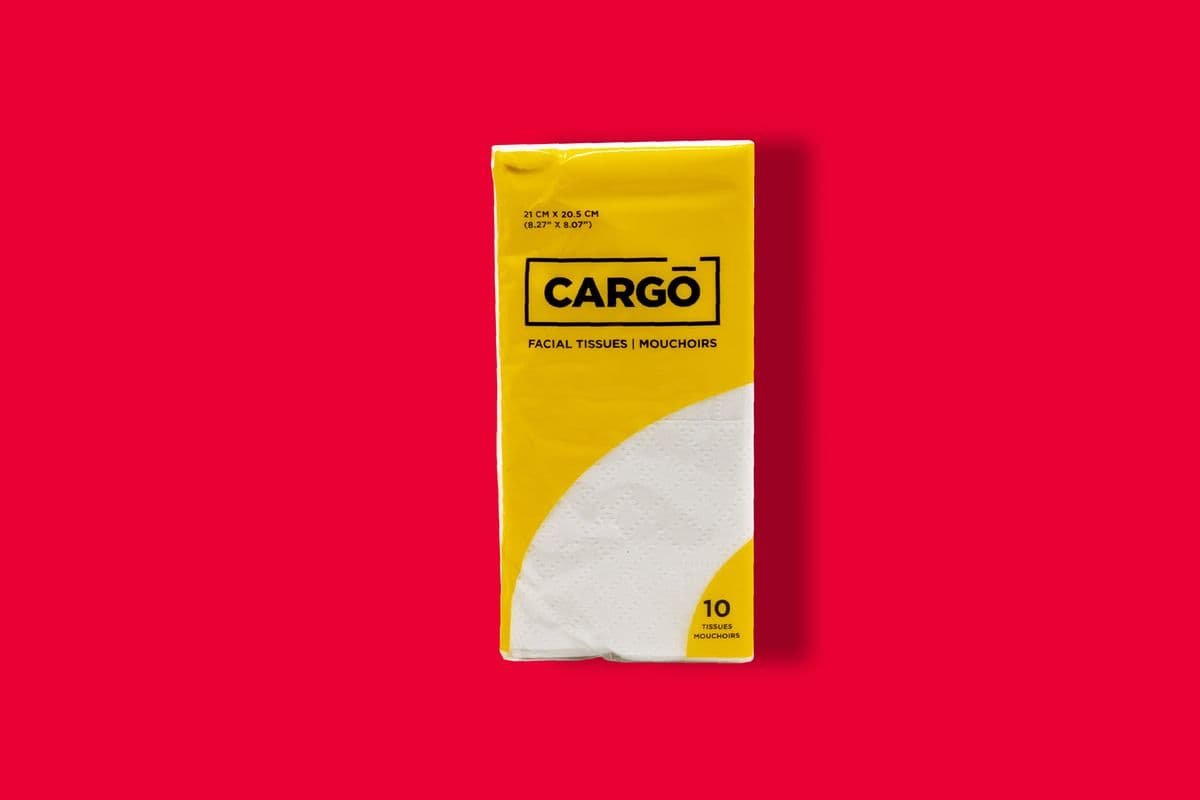 Cargo Pocket Tissue 3Ply Recycled - 77214