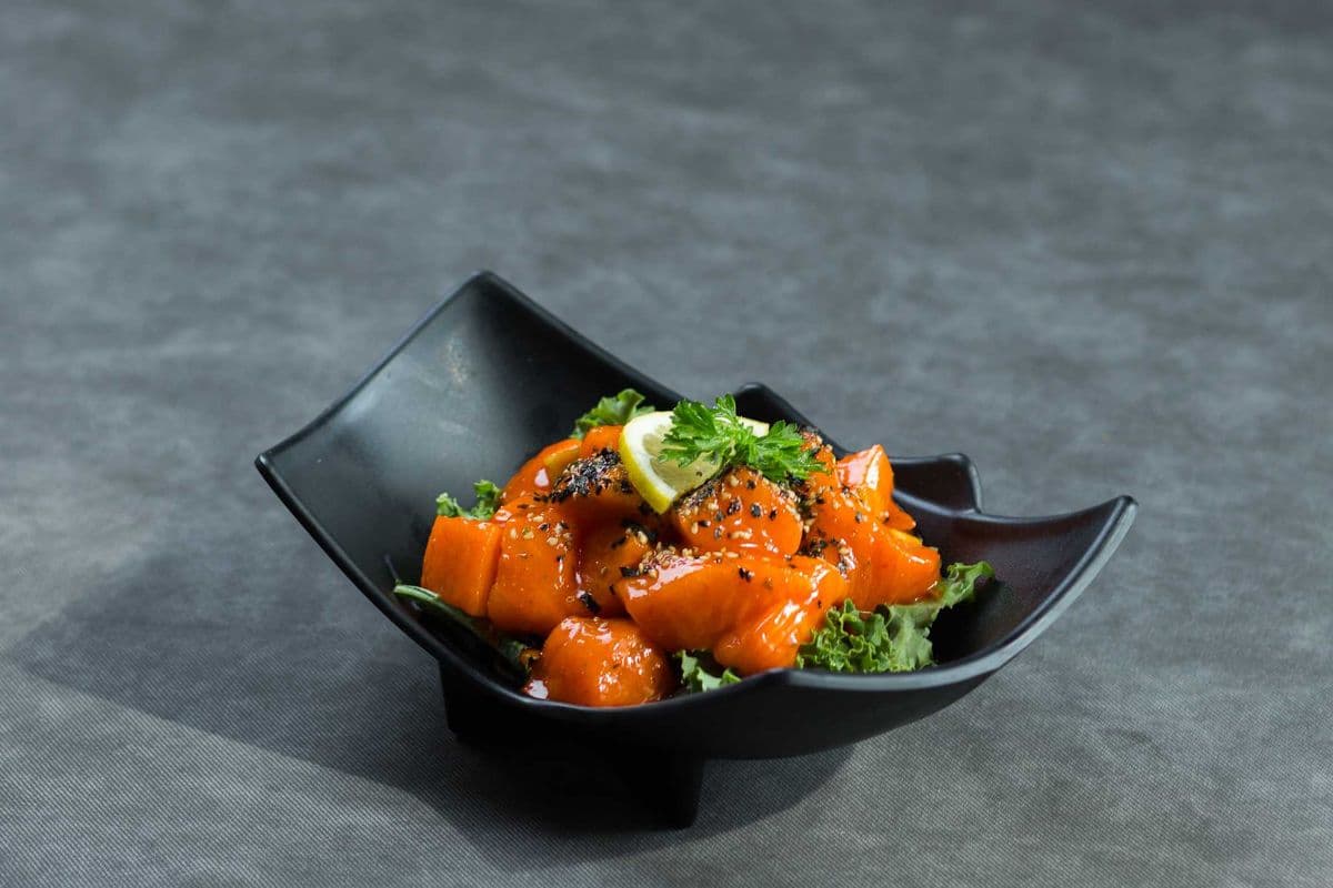 Spicy Salmon Sashimi