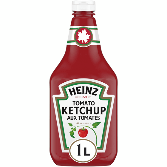 Heinz Ketchup aux tomates 1L / Heinz Tomato Ketchup 1L