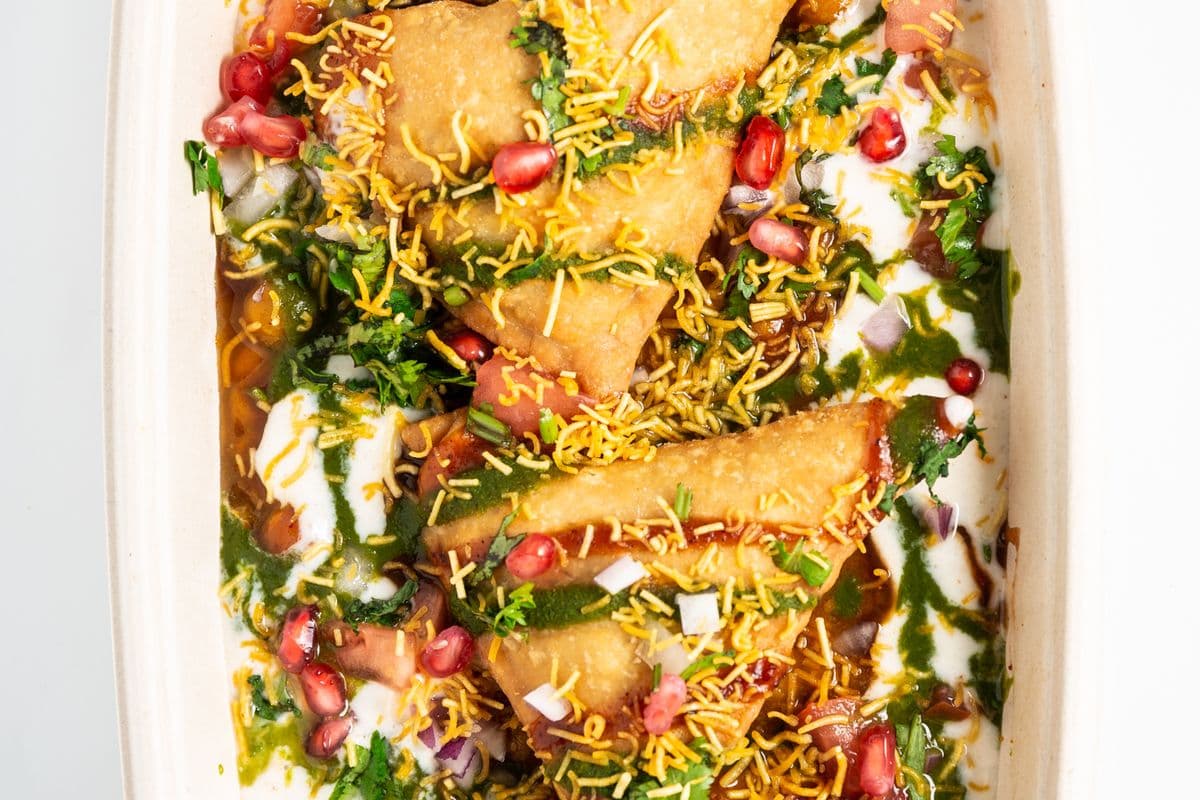 Samosa Chaat (single order)