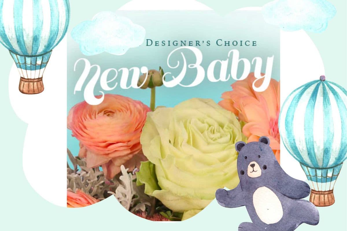 Beautiful New Baby Flowers Premium Designer's Choice