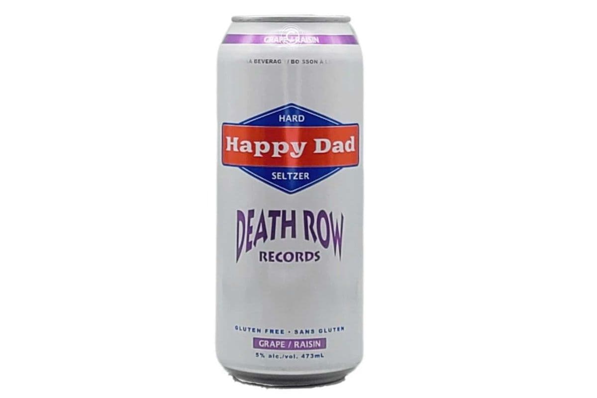 Happy Dad x Death Row Records: Grape Hard Seltzer, 473ml (1 x 473 ml)