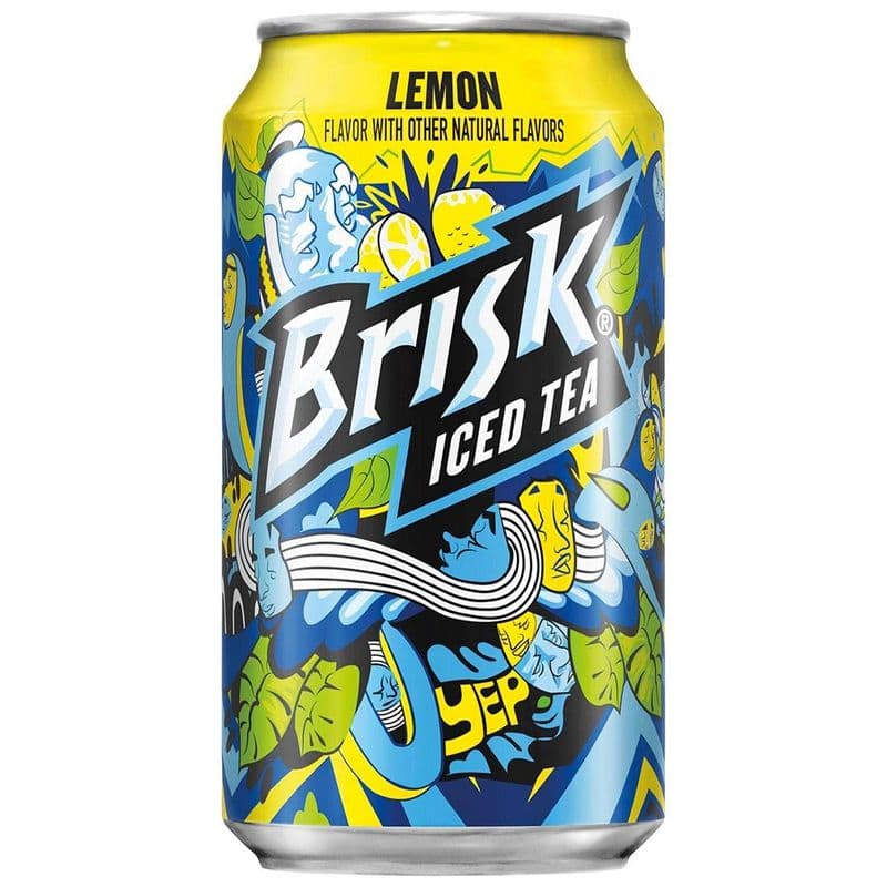 Brisk Citron Thé Glacé 355ml/ Brisk Lemon Iced Tea 355ml