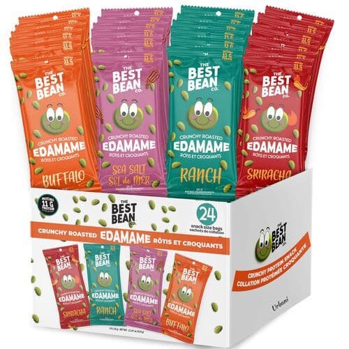 The Best Beans Co. Rotis et Croquants Edamame 26g/ Crunchy Roasted Edamame 26g