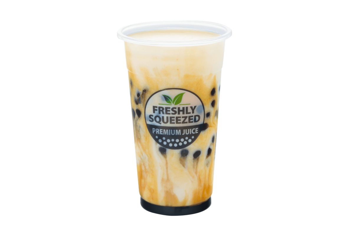Brown Sugar Oolong Milk Tea with Jelly Boba (500ml) (275 Cal)