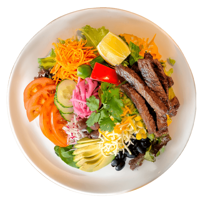 Salade 3 Amigos mex au steak / 3 Amigos mex salad with steak