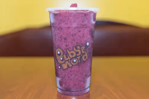 Milky Strawberry Blueberry Slush