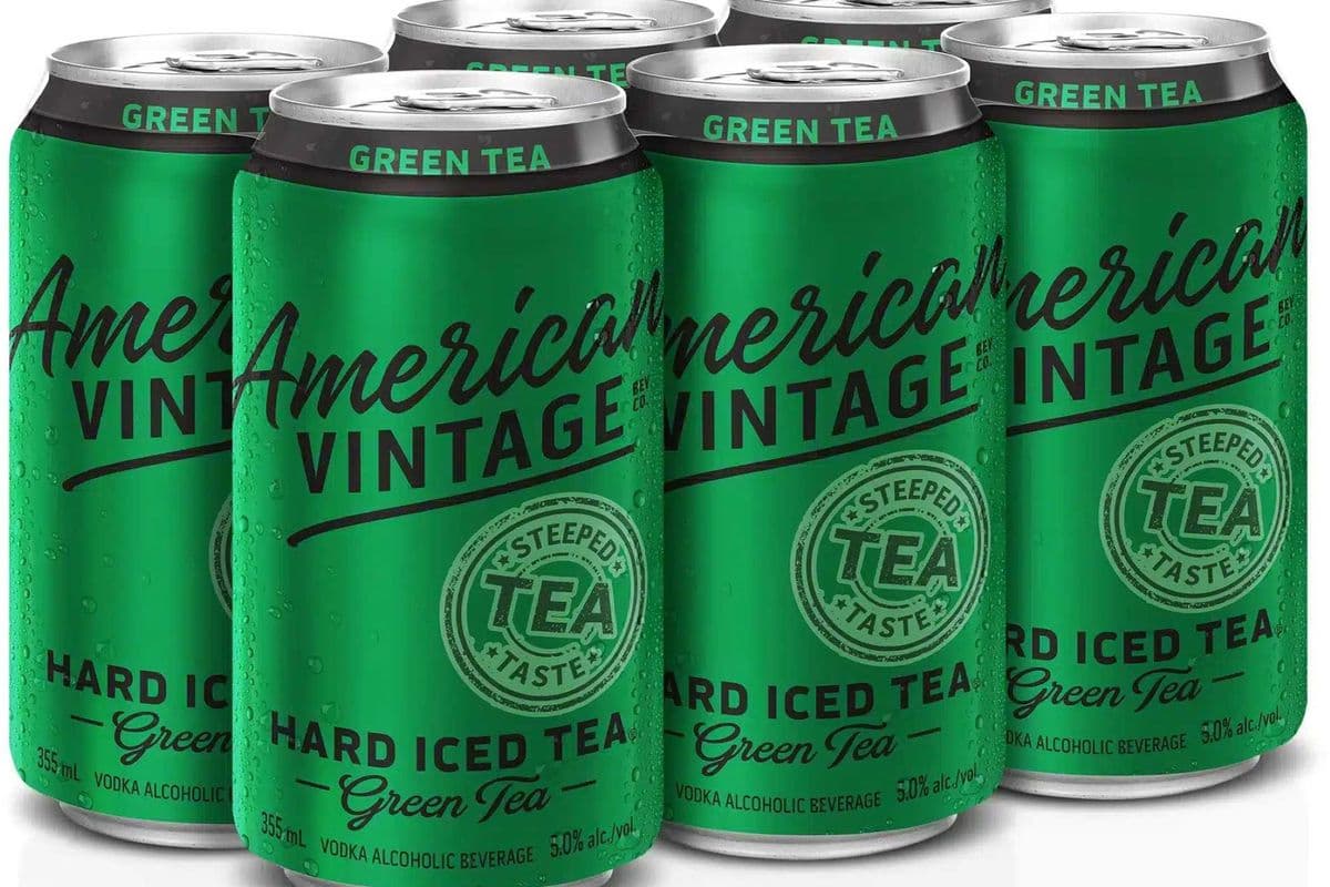 AMERICAN VINTAGE -HARD GREEN TEA (6 x 355ml)