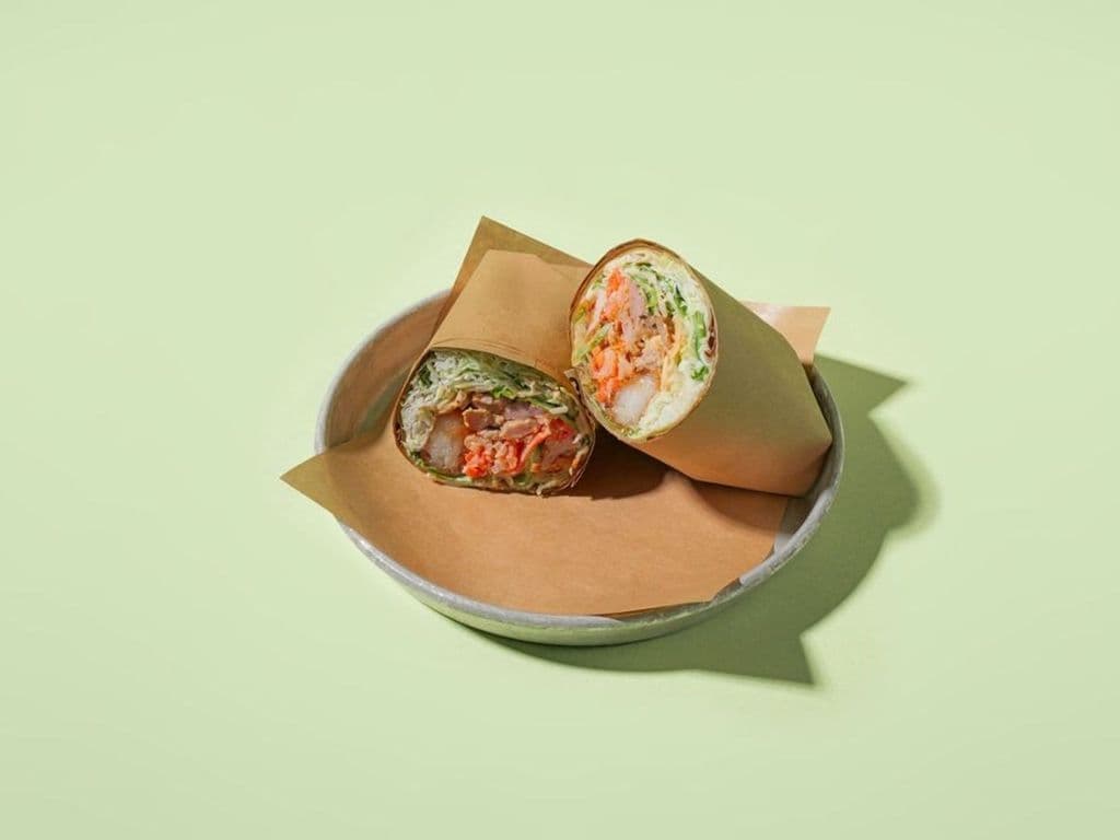 Lemongrass Chicken Burrito