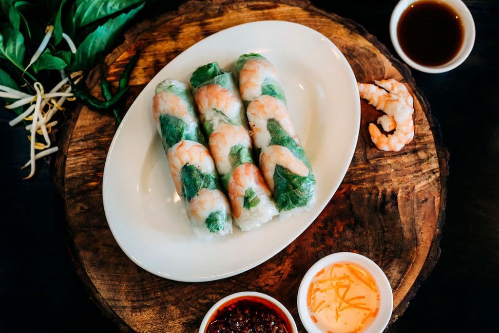 A2. Fresh Shrimp Salad Rolls (3 pcs)