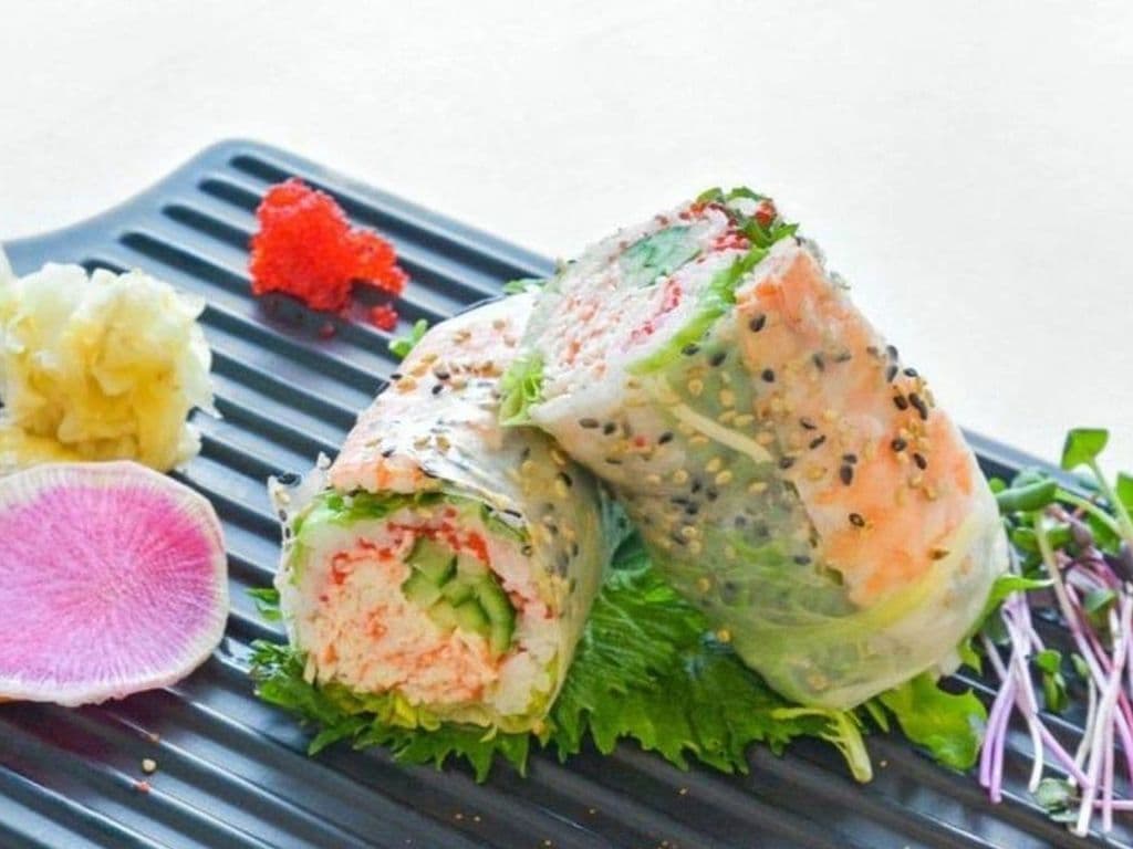 Maki de printemps aux crevettes