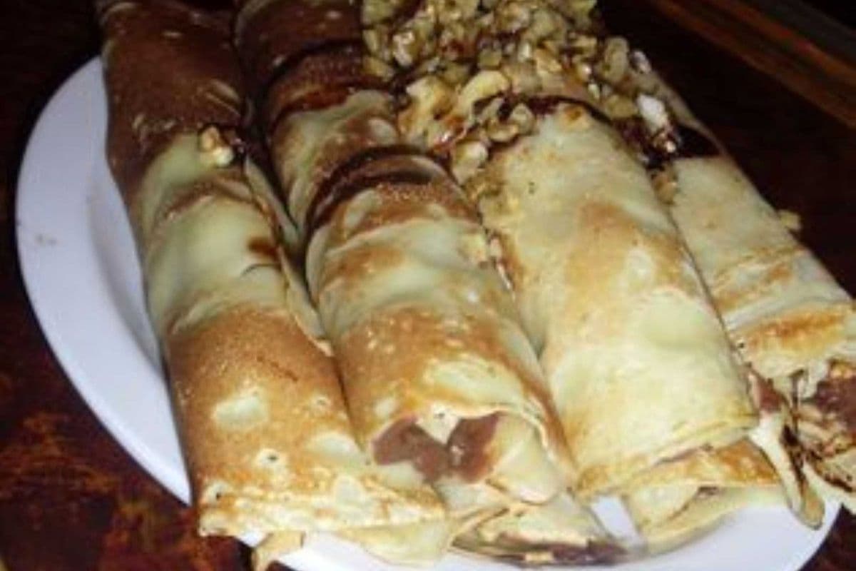 Crepes-Palachinke (2 pcs) with nutella $10.00