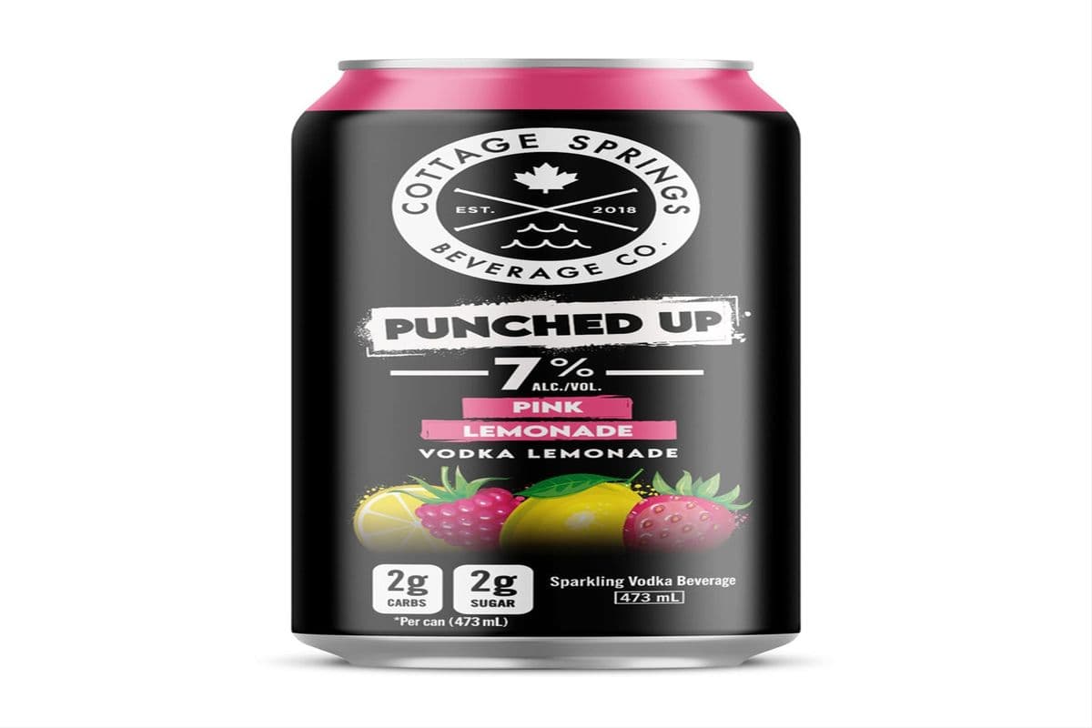 Cottage Springs Punched Up Pink Lemonade (1 x 473 ml)