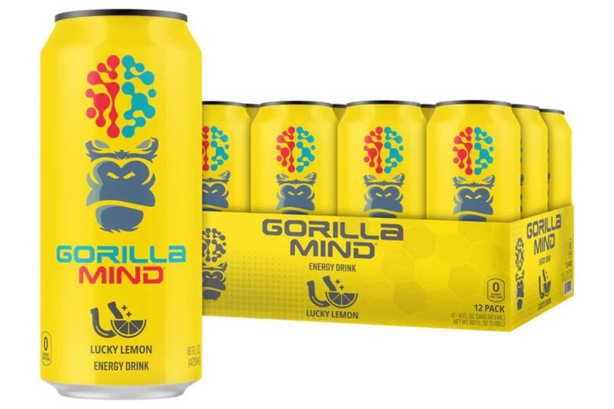 LUCKY LEMON Gorilla Mind Energy Drink (473 ML)