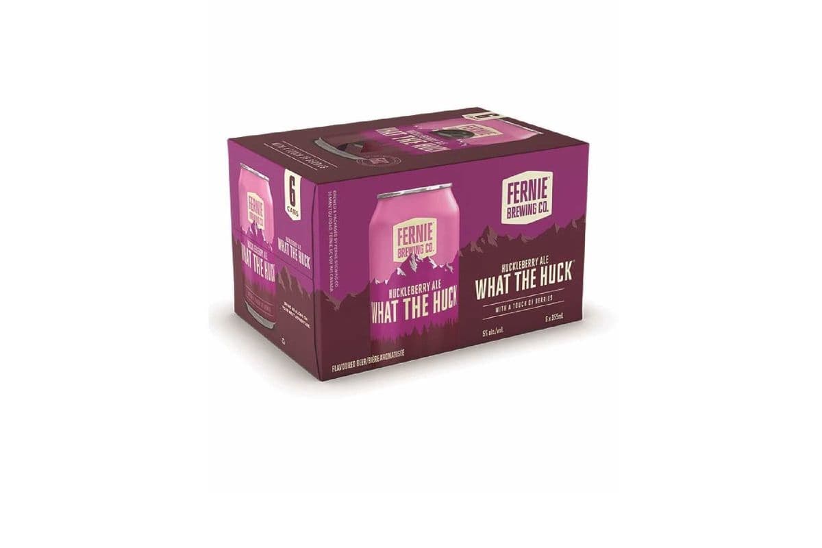 Fernie Brewing What The Huck Huckleberry (6 x 355 ml Cans)