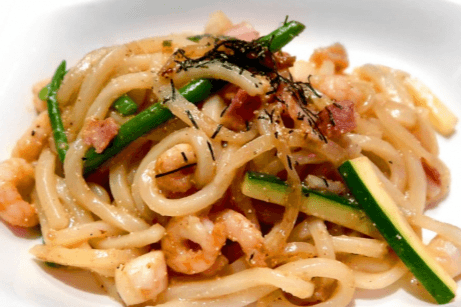 217. Shrimp Yakiudon