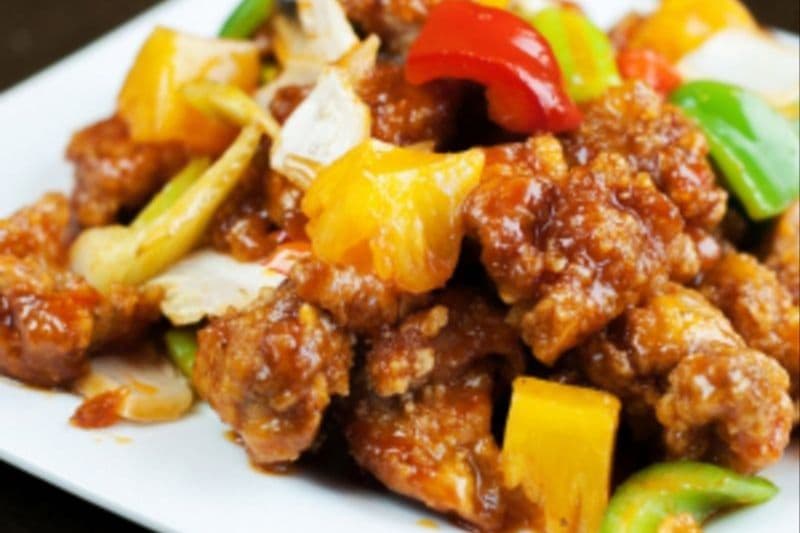 D5. Sweet and Sour Chicken with Rice
