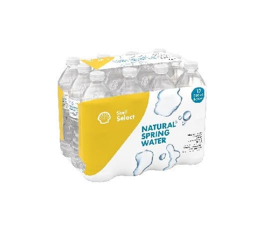 Shell Select Natural Spring Water 500 ml (12 Pack) 1002516