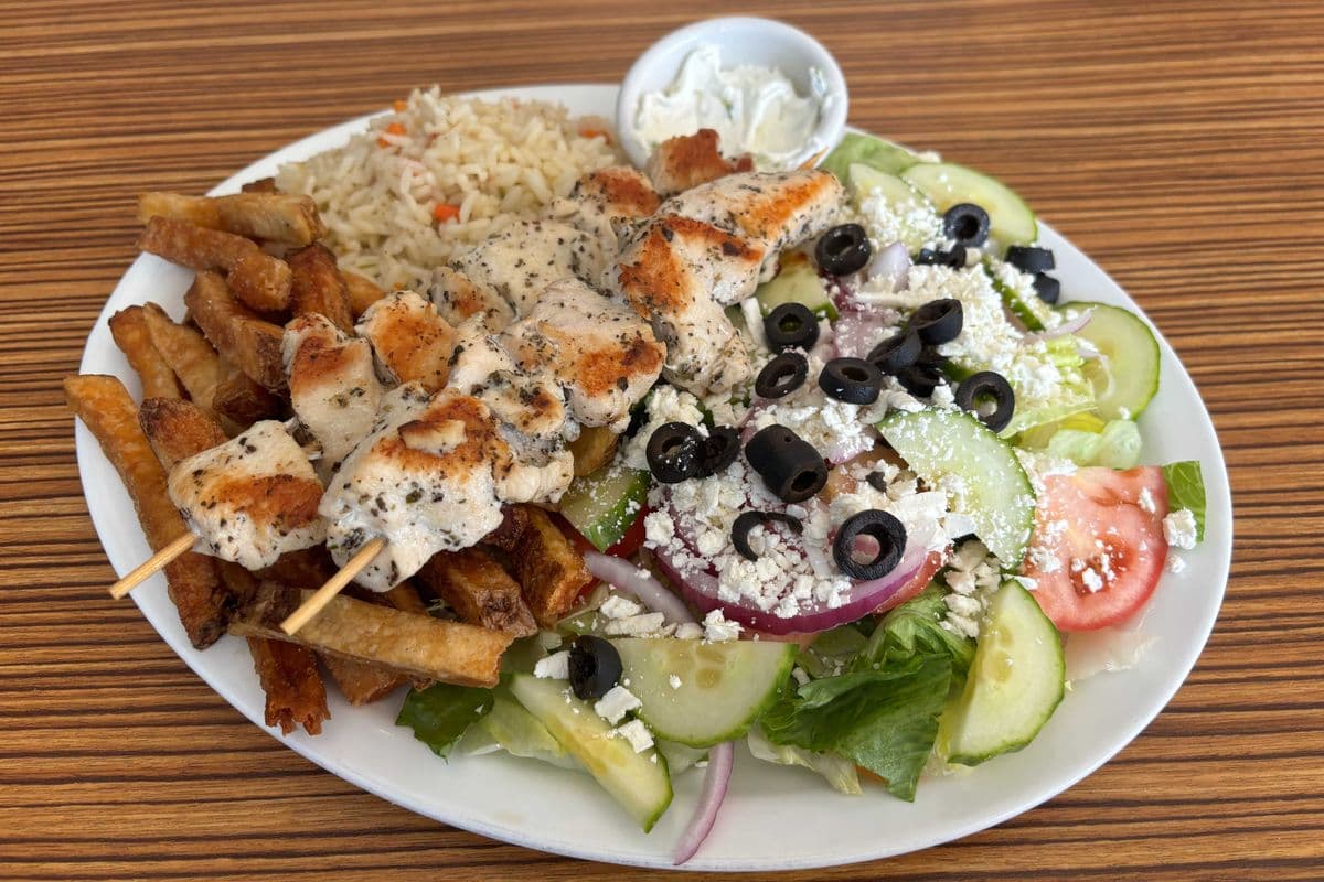 Combo Souvlaki Dinner