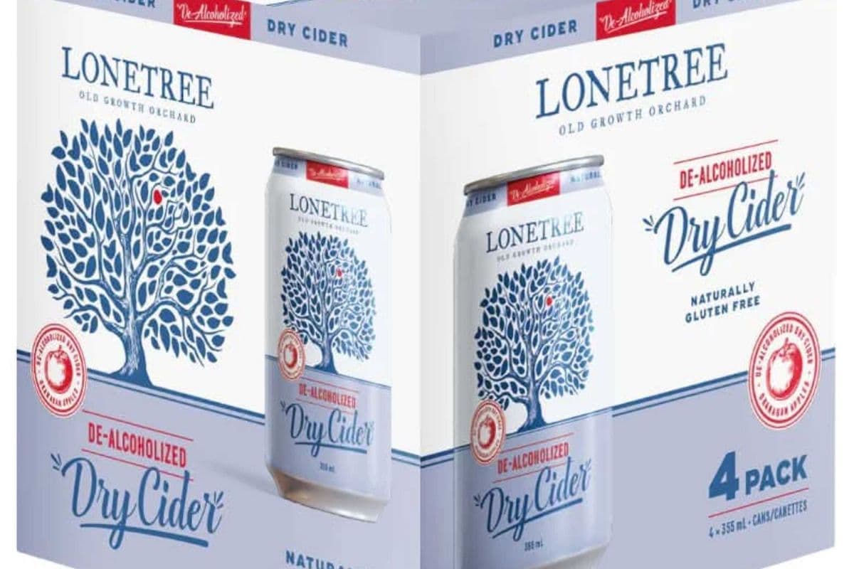 Lonetree 0% De-Alcoholized "Dry Cider" Apple Cider - 4x355ml (4x355ml)