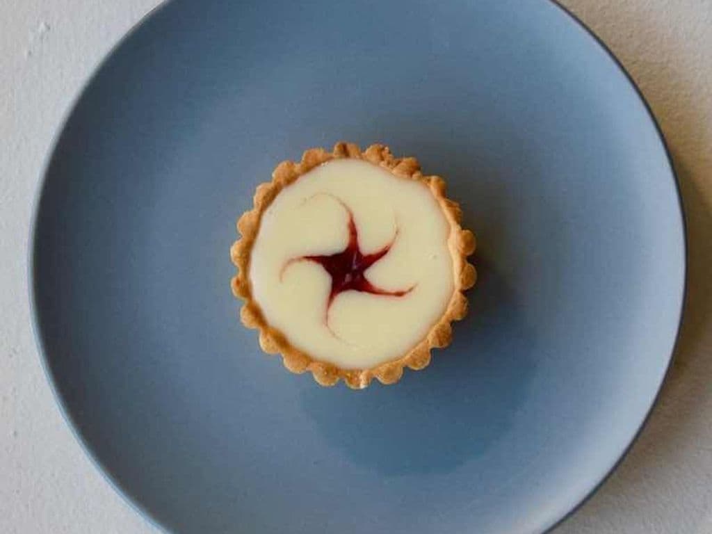 white chocolate tart