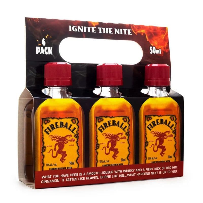 Fireball (6 Pack) (1 x 50 ml)
