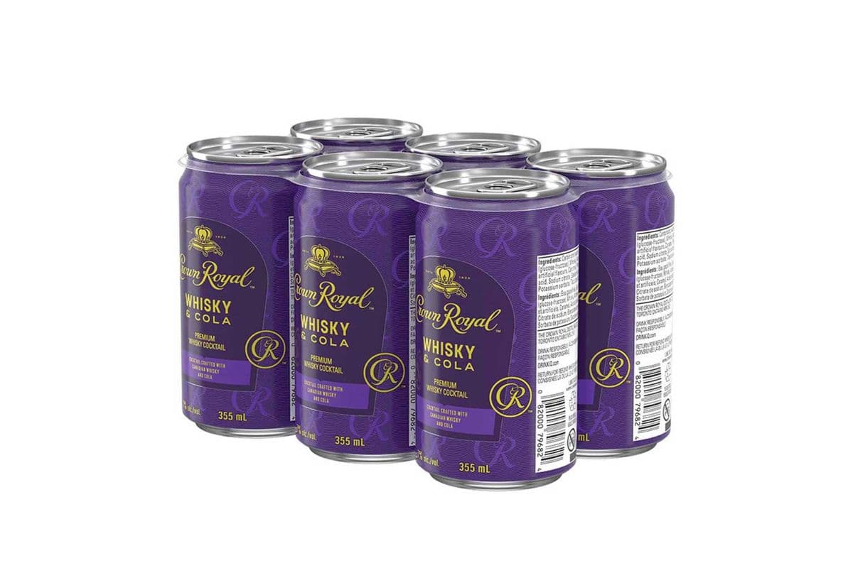 Crown Royal Whisky & Cola (6 x 355mL)