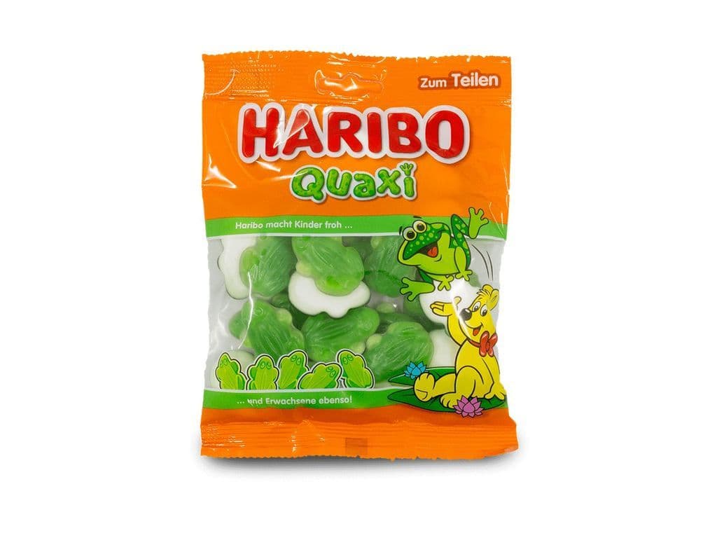 Haribo Quaxi Frogs Gummy Candy Bag