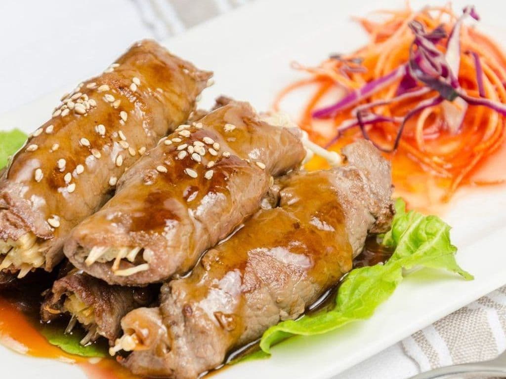 Beef Wrapped Asparagus (4 Pieces