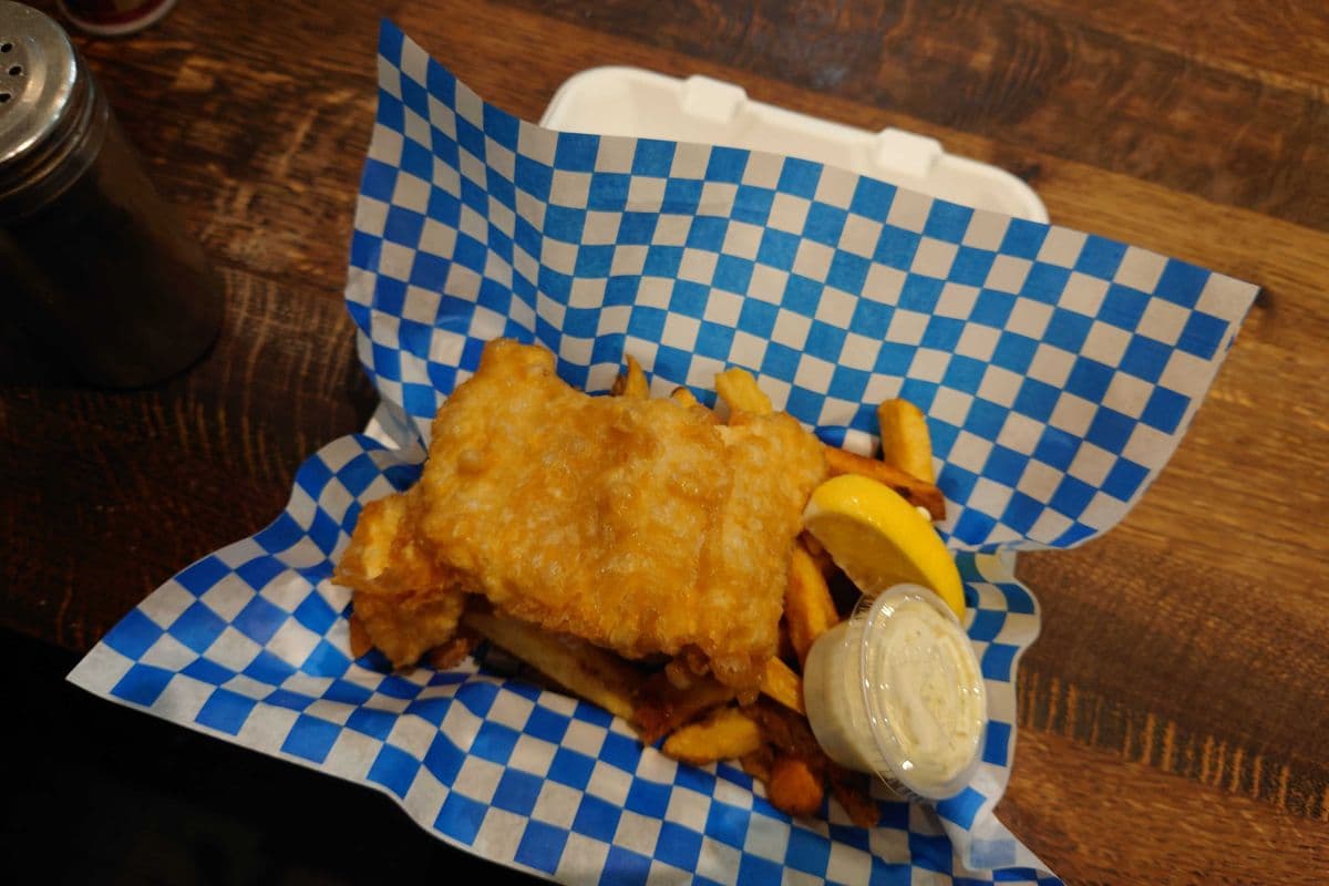 Halibut and Chips