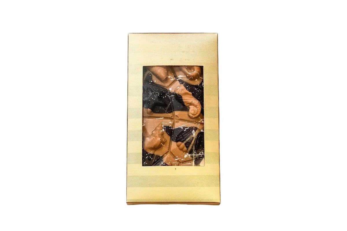 70% St Domingue Dark Chocolate Caramel & Sea Salt Artisan Bar