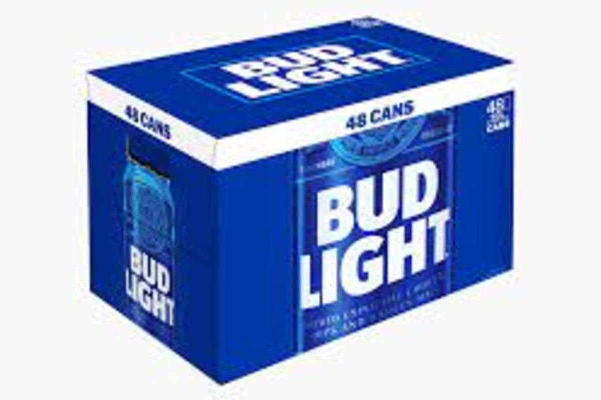 BUD LIGHT 48 CANS (48 x 355 ml cans)