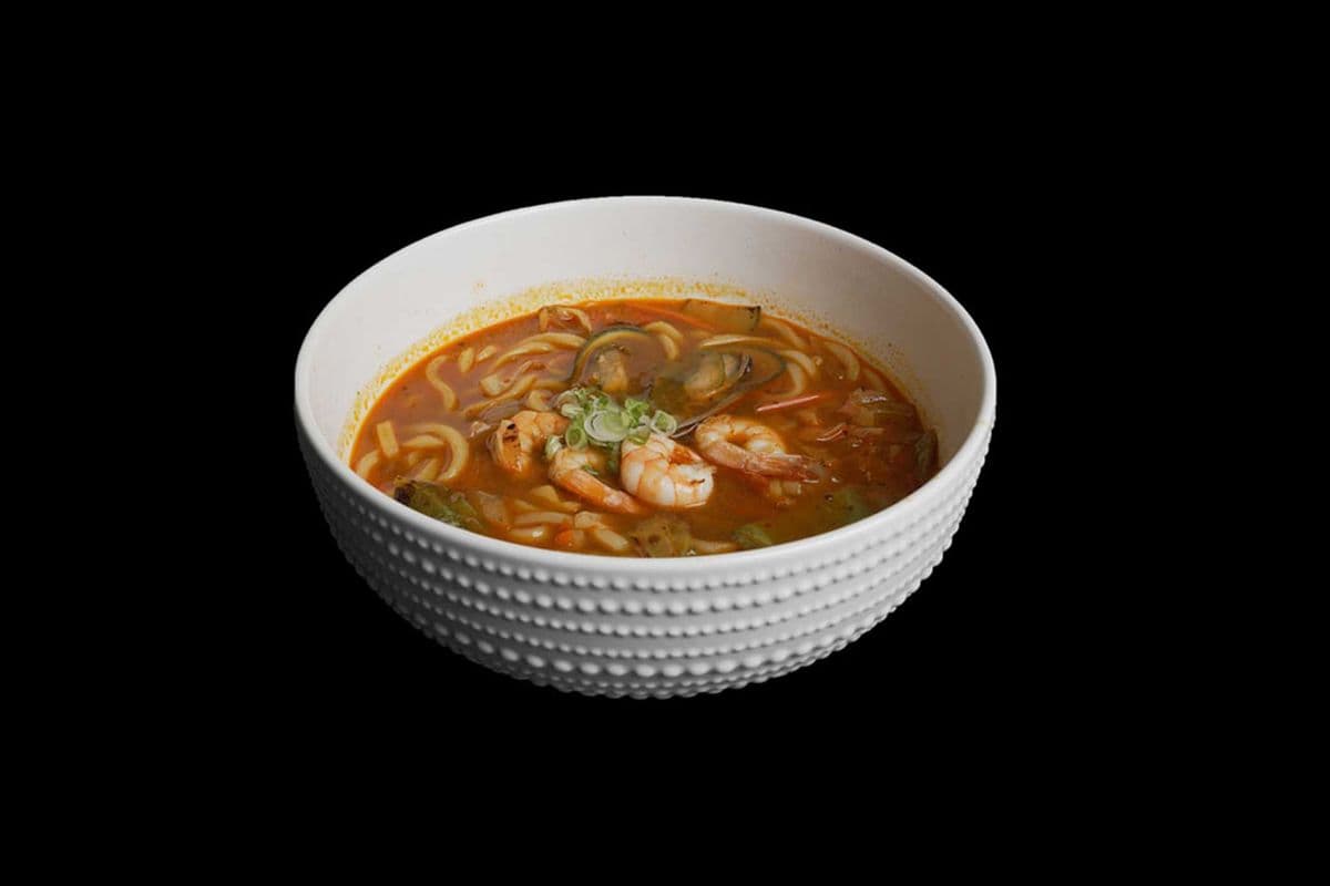 Spicy Seafood Udon