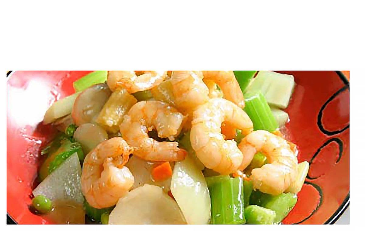 Shrimp Almond Ding