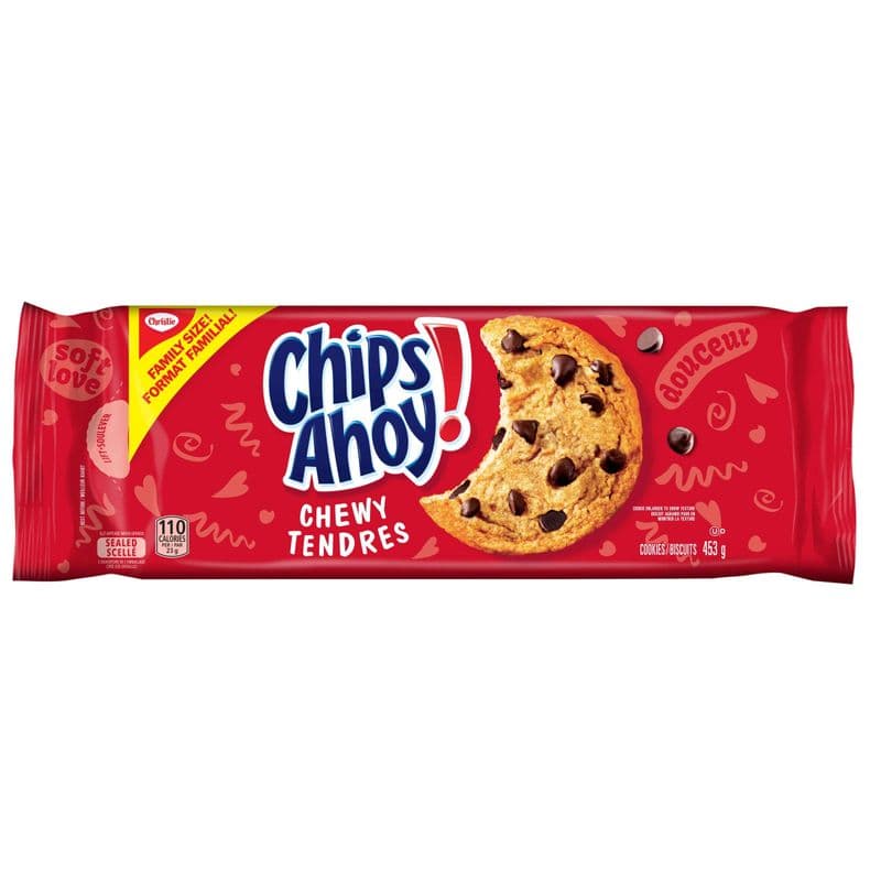 Biscuits Chips Ahoy Tendres 271ml/ Chips Ahoy Chewy Cookies 271ml