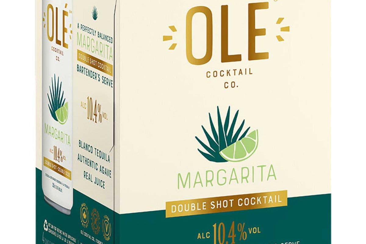 140950. OLE DOUBLE SHOT MARGARITA (1 x 4PC)