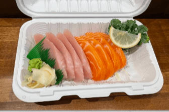 Tuna and Salmon Sashimi (8 pcs)