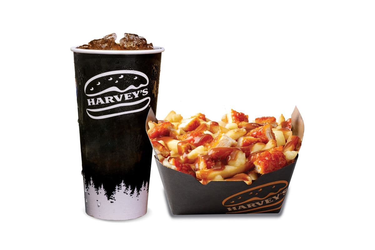 Trio Poutine poulet Buffalo / Regular Buffalo Chicken Poutine Combo