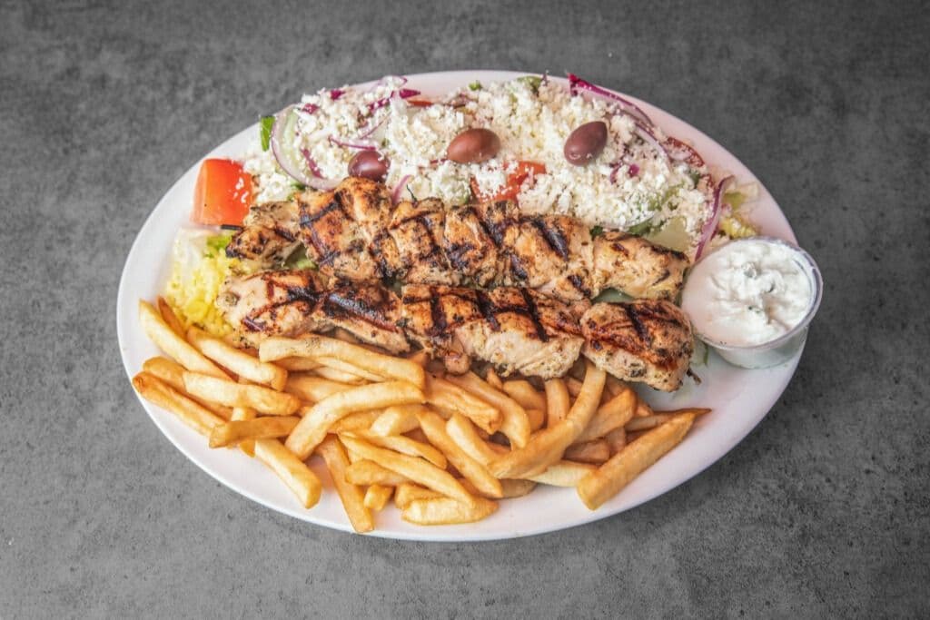 Chicken Souvlaki (2 Skewers)