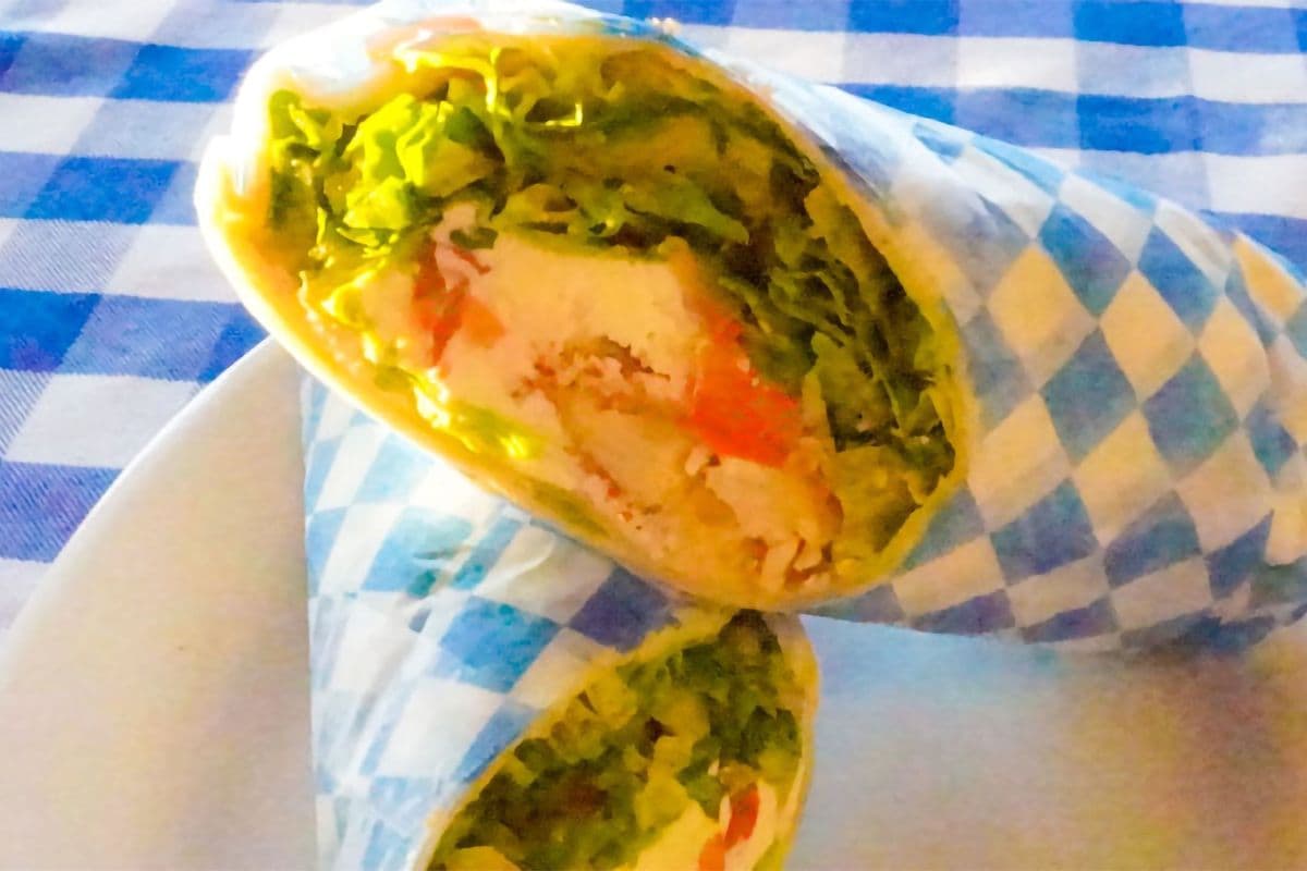 Greek Chicken Wrap