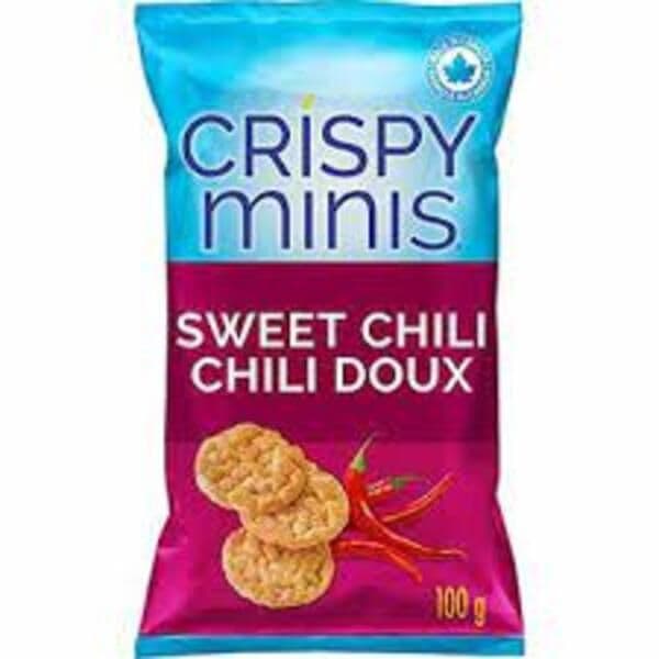 Quaker Croustilles Minis Chili Doux 100g/ Quaker Sweet Chili Crispy Minis 100g